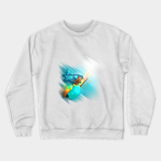 The Little Mermista Crewneck Sweatshirt by AniMagix101